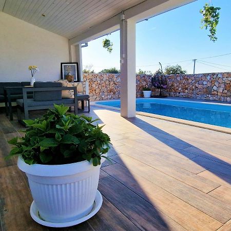 Anas Lagoon Holiday House With Pool At Azure Beach Drvenik Mali Exterior foto